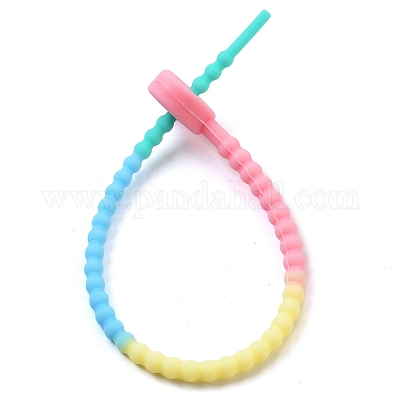 Силиконовые кабельные стяжки в форме сердца SIL-T057-01I-1