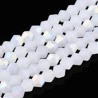 Нити биконусов из матового стекла EGLA-A039-J2mm-MB06-1