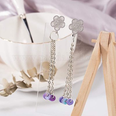 Фурнитура для сережек-гвоздиков из нержавеющей стали 304 STAS-PH0019-27P-1