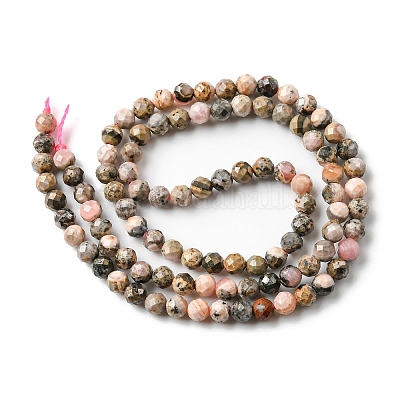 Натуральные бусины из родонита G-M399-01B-1