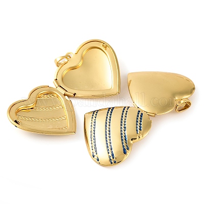 Кулон-медальон из латуни с покрытием стойки KK-H486-04G-01-1