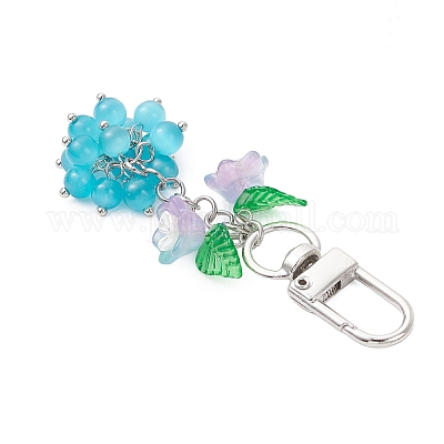 Круглые подвески кошачий глаз украшения HJEW-JM04199-03-1