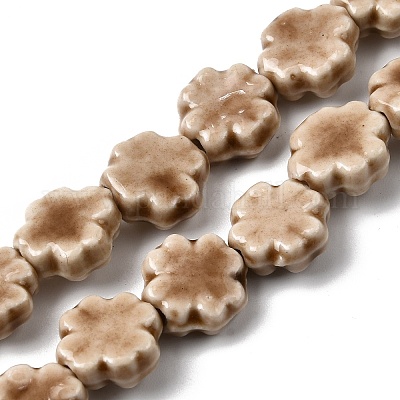 Фарфора ручной работы бисер нитей PORC-K010-05E-1