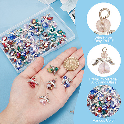 Стеклянные подвески PALLOY-HY00023-1