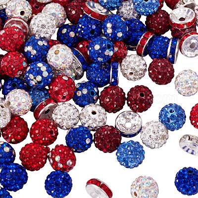 175 шт. 11 вида бусин в виде диско-шара RB-TA0001-23-1