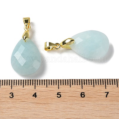 Pendentifs en amazonite naturelle&nbsp;G-Q005-02G-05-1