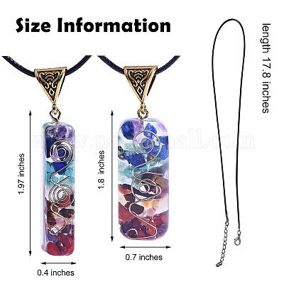 4шт 2 стиля украшения чакры NJEW-SZ0001-06-1