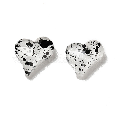 Кабошоны из смолы с точечным узором MRMJ-G015-03-1