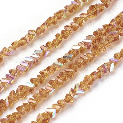 Гальванические стеклянные бусины GLAA-F092-A05-1