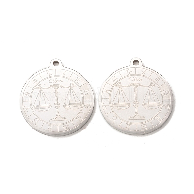 Piatto Rotondo Vuoto Stamping 30 Pezzi 23mm Targhette Rotonde In Acciaio Inossidabile Acciaio - Foto 8