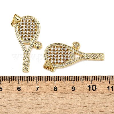 Латунные микро проложить кубического циркония подвески KK-S526-10G-C-1