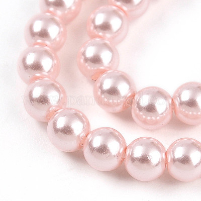 Выпечка из окрашенного перламутрового стекла жемчужные бусинки HY-N002-3mm-A10-1