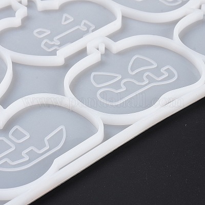 Подвески из тыквы в виде тыквы своими руками в силиконовой форме DIY-D060-04-1