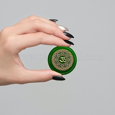 Латунная восковая печать штамп с ручкой AJEW-WH0184-0547-1