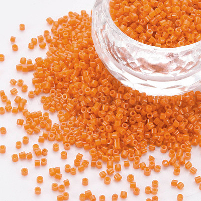 Стеклянные цилиндрические бусины SEED-S047-K-005-1