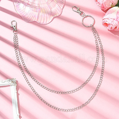 5 шт. 5 комплекта цепочек из цинкового сплава в стиле панк-луны AJEW-CJ0001-63-1