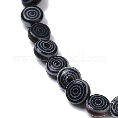 Бусы лэмпворк ручной работы LK-R004-51A-1