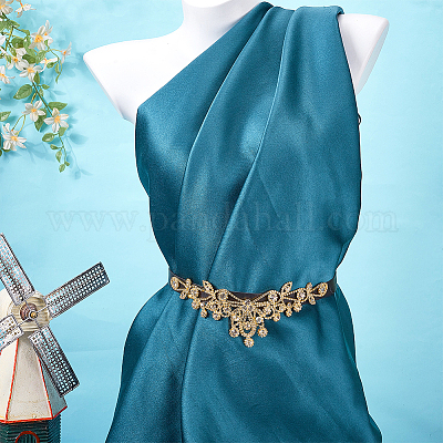 Украшение для воротника из стеклянных стразов DIY-WH0061-010G-1