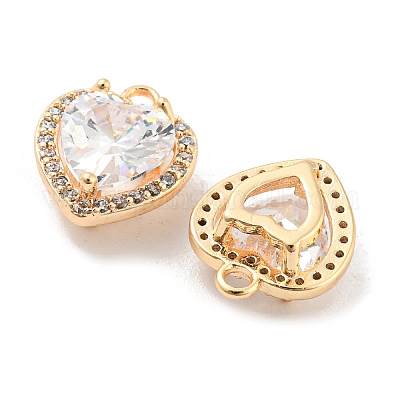 Латунные микро проложить кубического циркония подвески KK-E090-05G-1