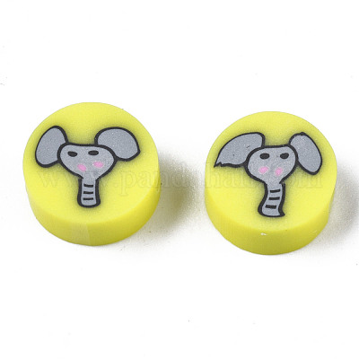 Бусины из полимерной глины  CLAY-N008-036E-1