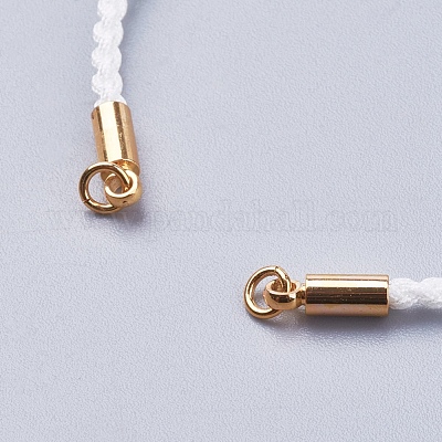 Плетеный браслет из хлопкового шнура MAK-I006-G-1