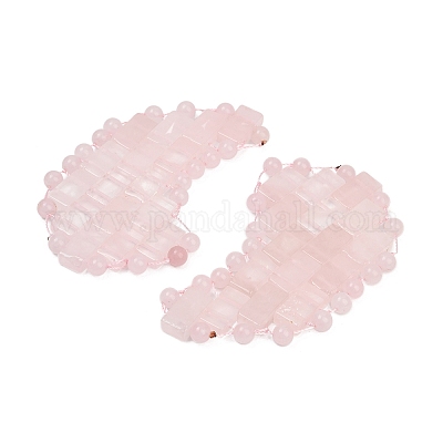 Натуральные патчи для глаз из розового кварца G-D301-A05-1