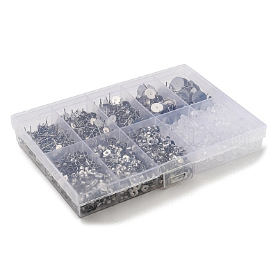 Игла для сережек из нержавеющей стали марки 304 AJEW-Z040-01P-1