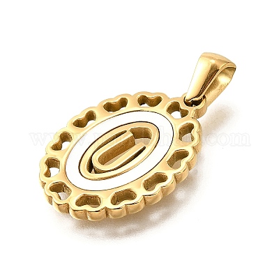 Подвески из нержавеющей стали 304 золотистого цвета STAS-K300-02G-U-1