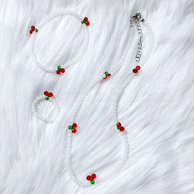 Ожерелья из вишневого стекла FS-WG8A581-02-1