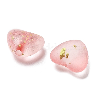 Матовые прозрачные акриловые бусины OACR-F013-06-1