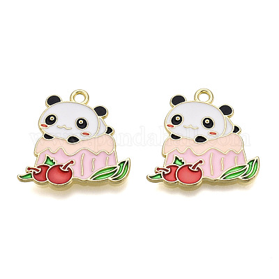 Подвески из эмали и сплава PALLOY-F286-20A-G-1