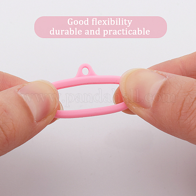 60шт. 3-х стильный силиконовый кулон SIL-GF0001-28C-1