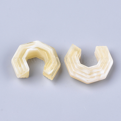 Акриловые бусины OACR-T008-08K-1