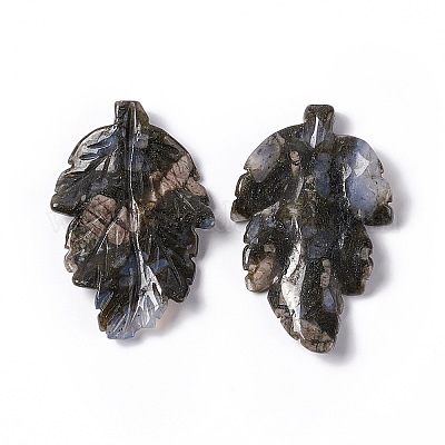 Подвески из натурального глаукофана&nbsp;G-I336-01-11-1