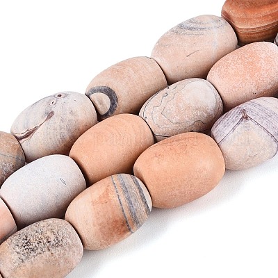 Окрашенные естественный агат бисер пряди G-T144-29-1