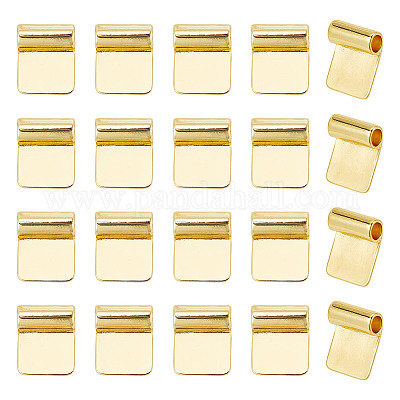 20 шт. латунные плоские накладные скобы для крепления на стойку KK-AR0004-08-1