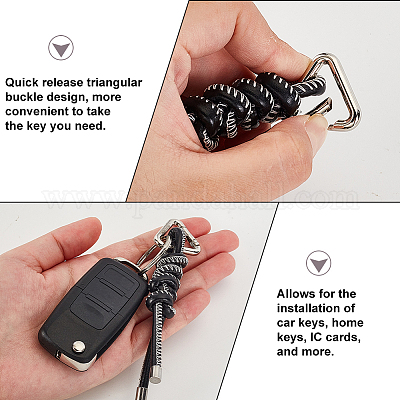 5шт pu с брелоком из сплава KEYC-GA0001-40-1