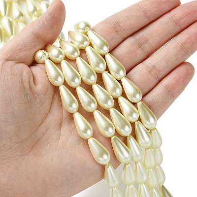 Стеклянные жемчужные бусины X-HY-AB426-EM107-1