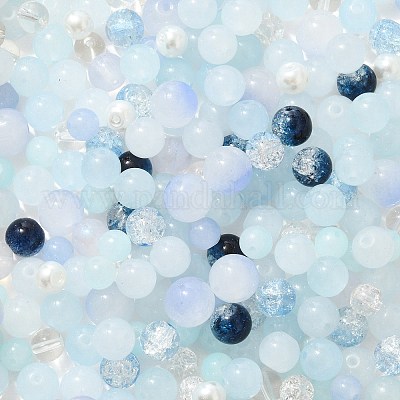 Разноцветные стеклянные бусины GLAA-XCP0012-02M-1