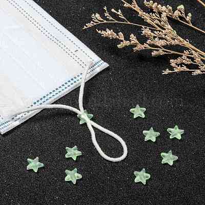 Звездный замок из пластикового шнура из ПВХ для крышки рта X-KY-D013-02A-1