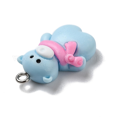 Подвески из непрозрачной смолы RESI-D055-046P-1