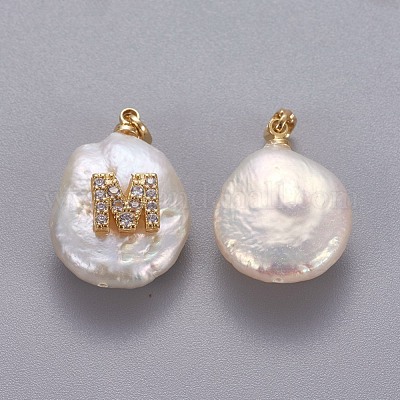 Подвески из натурального пресноводного жемчуга KK-L187-A-01M-1