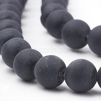 Natürlichen Obsidian Perlen Stränge&nbsp;G-T106-002A-1
