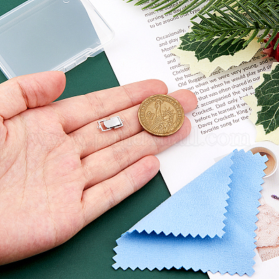 Застежка ремешка для часов s925 из стерлингового серебра STER-FH0001-08A-P-1