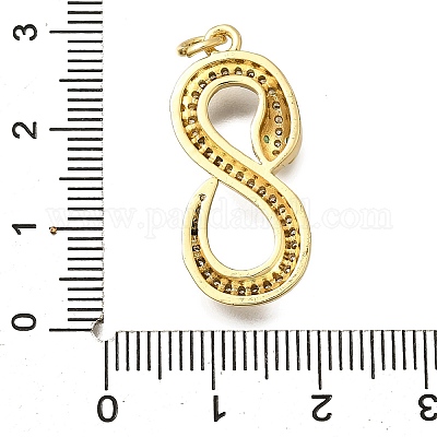 Латунные микро проложить кубического циркония подвески KK-I724-A08-1