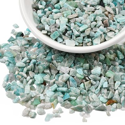 Естественно амазонит бисер чип&nbsp;X-G-O103-08-1