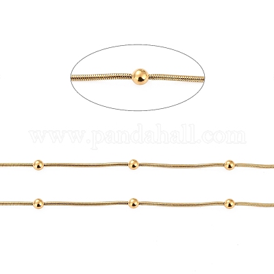 Цепи-змейки из нержавеющей стали 304 с вакуумным покрытием PVD CHS-P014-02G-1