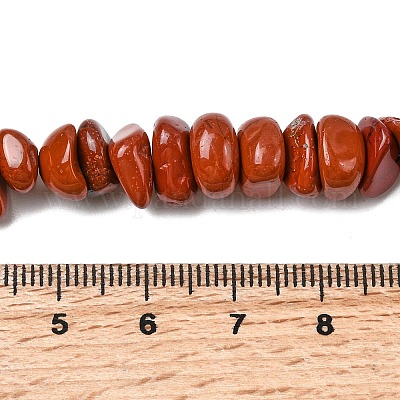 Натуральные красные яшмы бусы пряди G-A285-A08-01-1