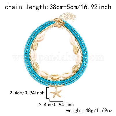 Подвеска в стиле бохо из сплава с морской звездой FS-WG079D7-02-1