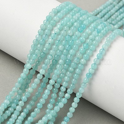 Природных амазонит бисер нитей G-C201-A01-3mm-1